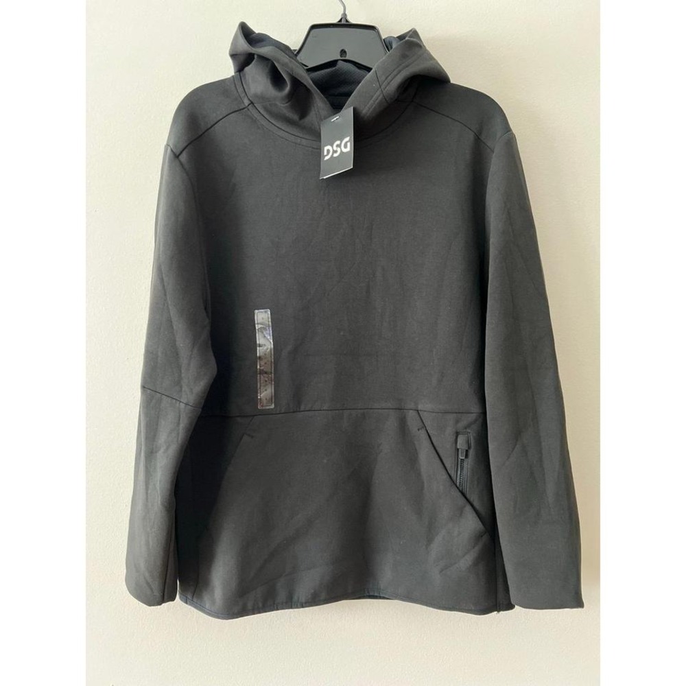 DSG Black Men's Sport Fleece Hoodie Small NWT